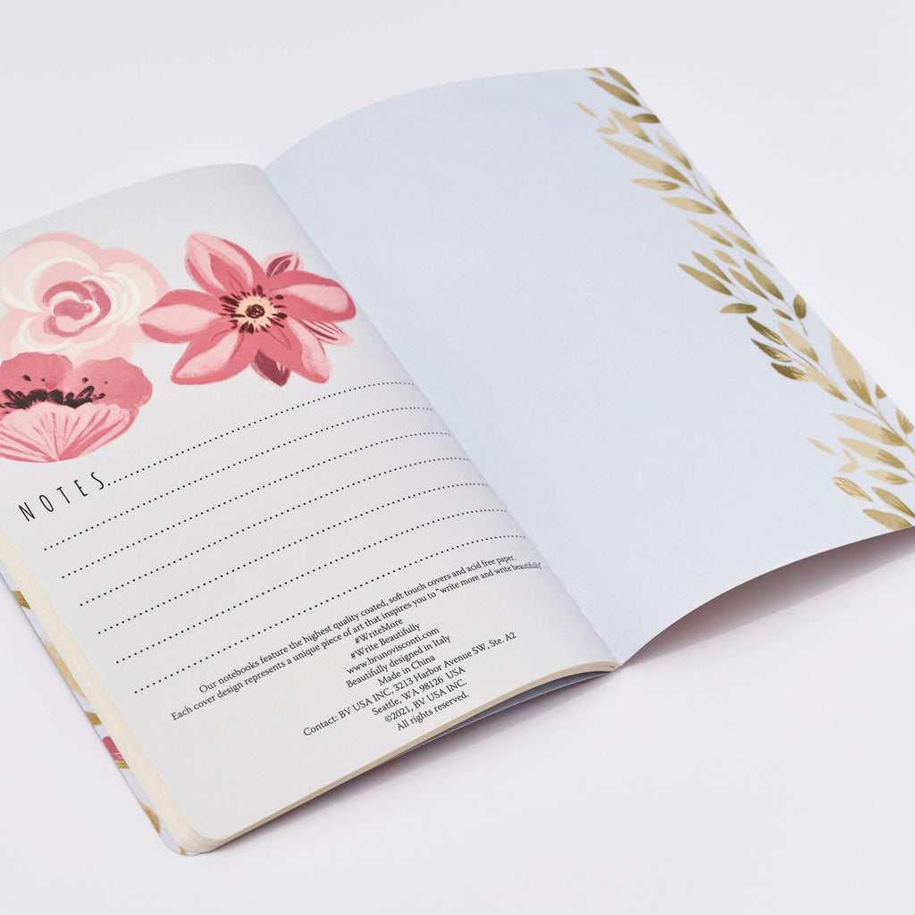 Pink Flowers Notepad