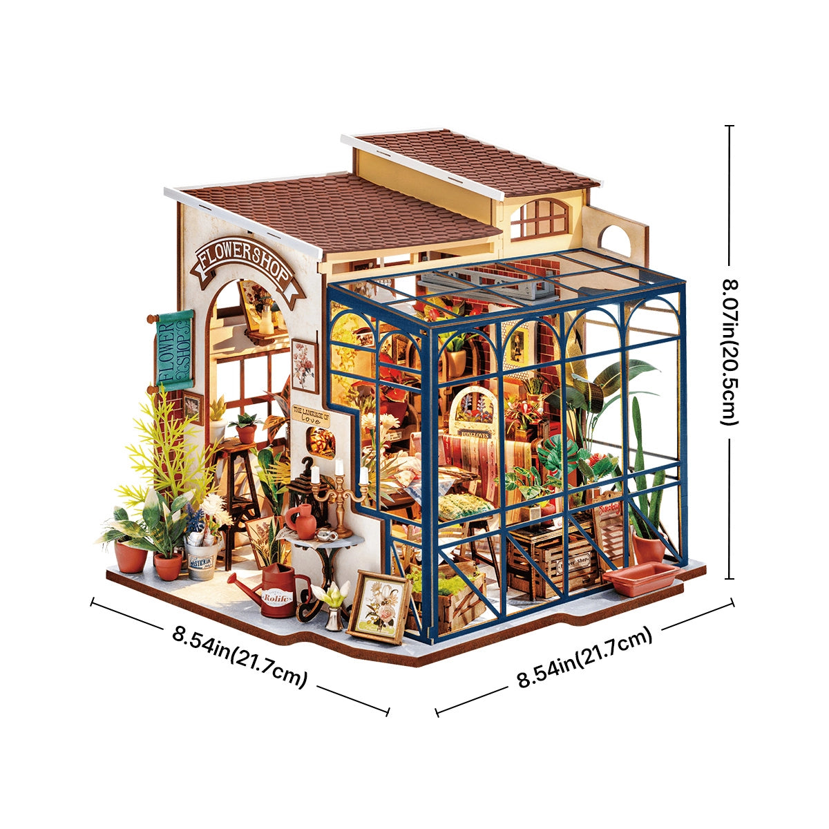 Rolife DIY Miniature House - Emily's Flower Shop (DG145)