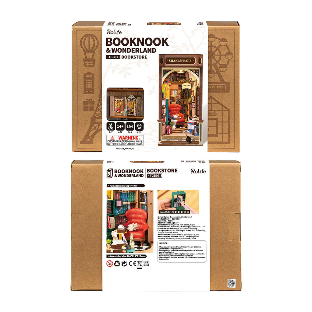 Rolife Book Nook & Wonderland - Bookstore (TGB07)