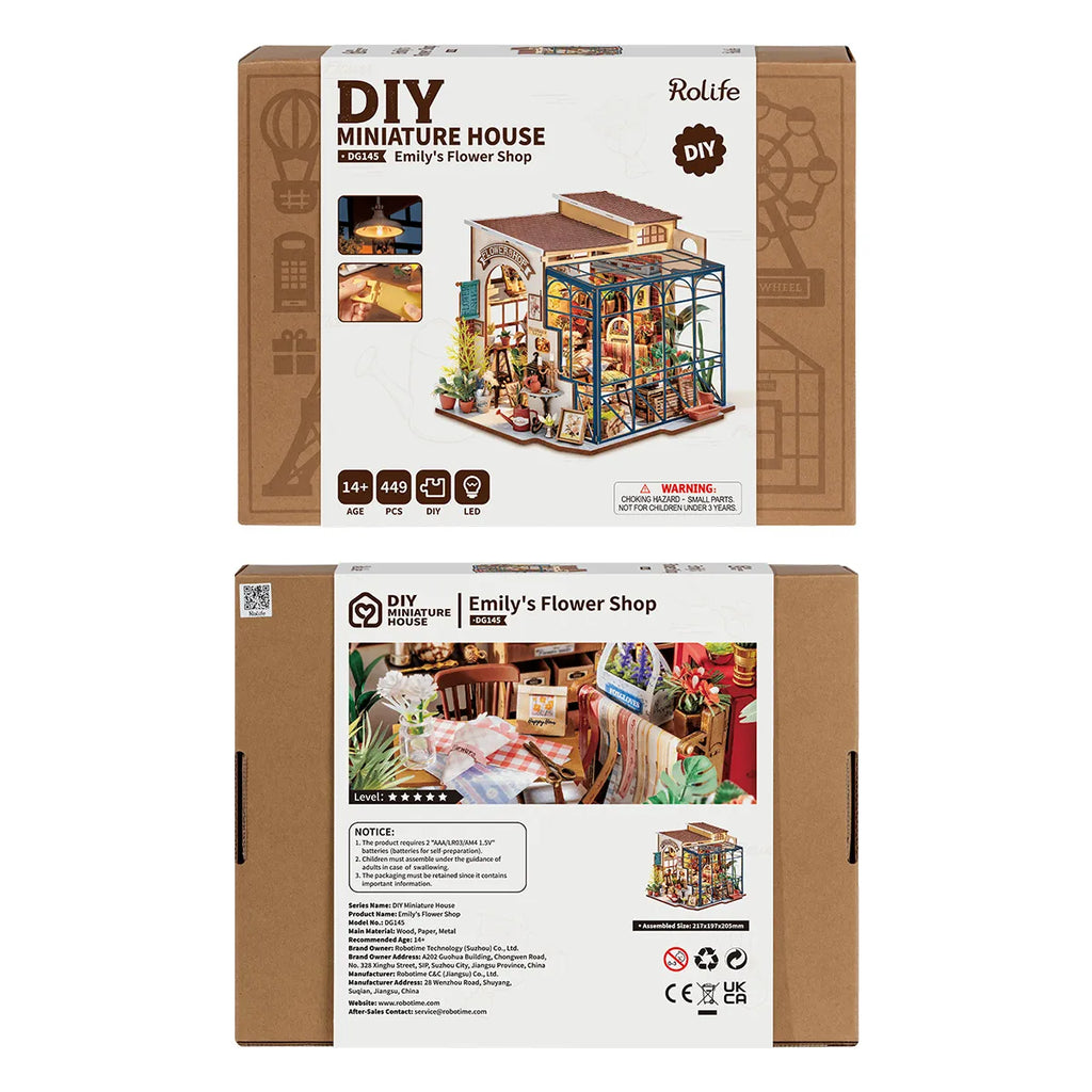 Rolife DIY Miniature House - Emily's Flower Shop (DG145)