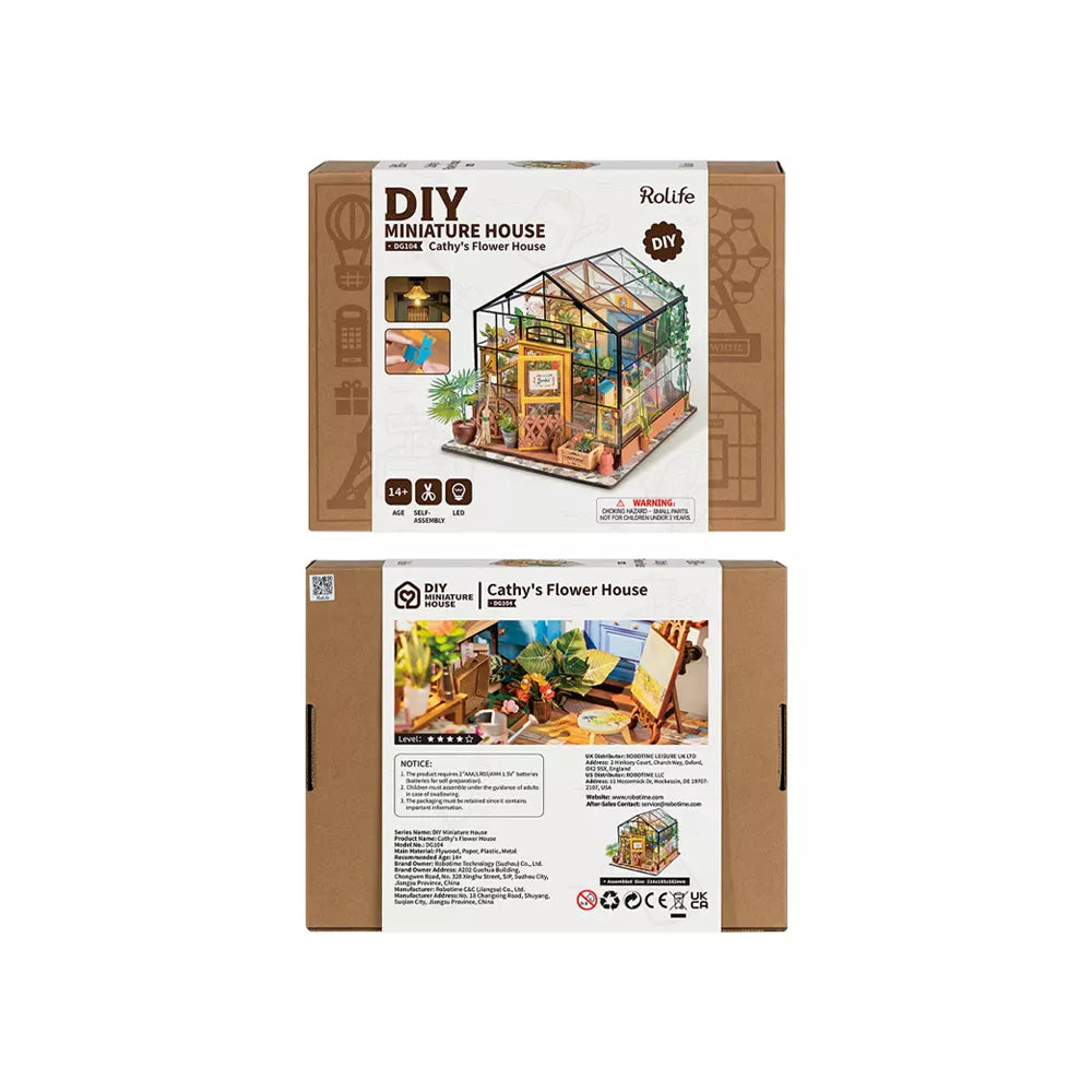 Rolife DIY Miniature House - Cathy's Flower House (DG104)