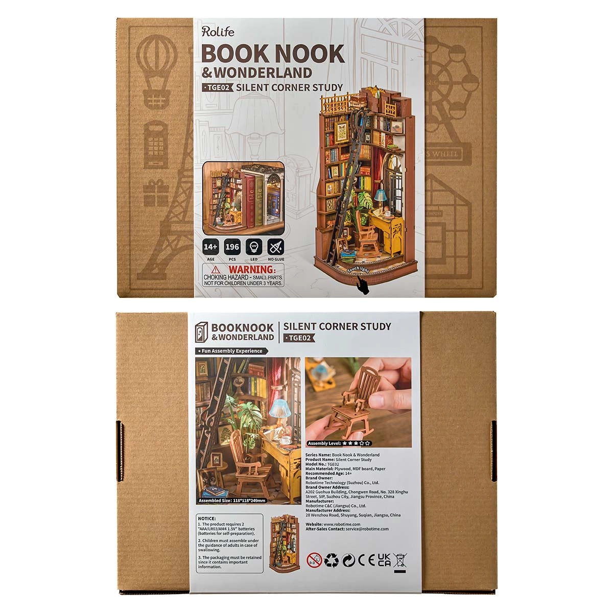 Rolife Book Nook & Wonderland - Silent Corner Study (TGE02)