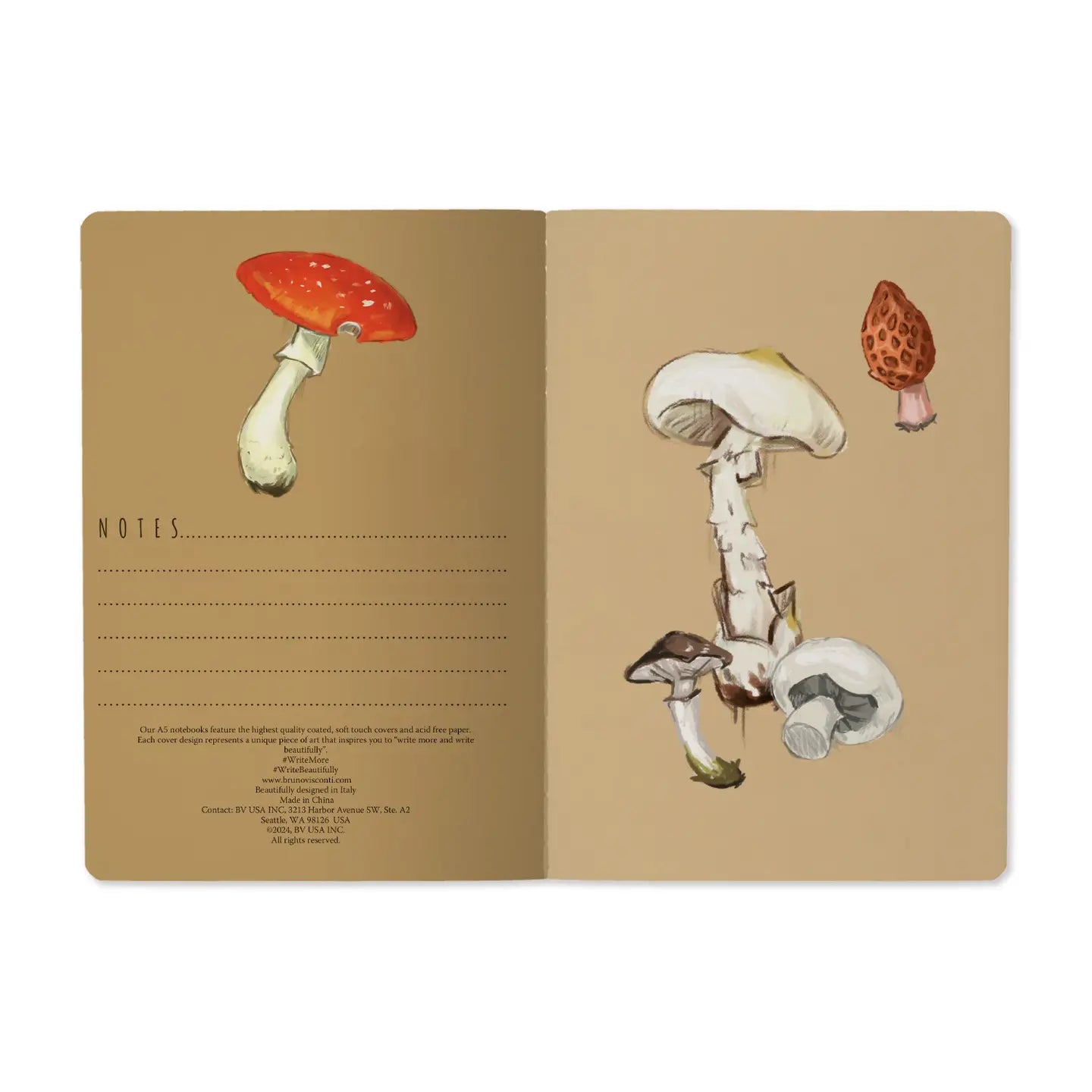 Mushroom Notepad